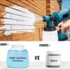 ·Pistola de Pulverización Eléctrica de 1000ML con 2 Baterías Incluidas Pulverizador de Pintura Inalámbrico