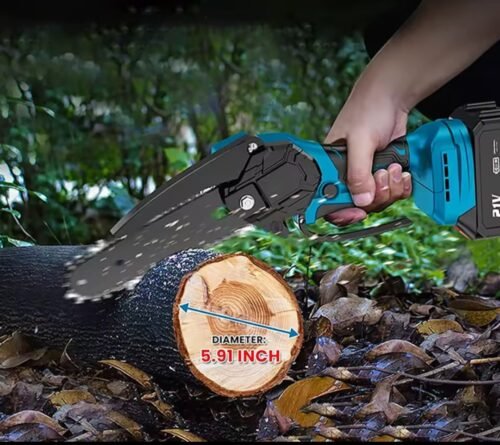Minisierra de poda manual de 6 pulgadas, sierra eléctrica para carpintería, herramienta eléctrica de corte