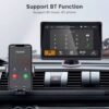 Radio Portátil para Coche con Pantalla Táctil 7 Pulgadas, Reproductor de Vídeo Multimedia, CarPlay Inalámbrico y Bluetooth 5.0, Función de Transmisión FM, Tarjetas TF y USB, Android Auto Compatible
