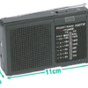·Pack x2 Radios a Pilas Portátiles AM-FM Compactos con Antena Extensible y Cuerda de Transporte Ideal para Uso Diario·
