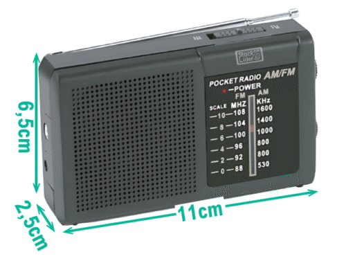 ·Pack x2 Radios a Pilas Portátiles AM-FM Compactos con Antena Extensible y Cuerda de Transporte Ideal para Uso Diario·