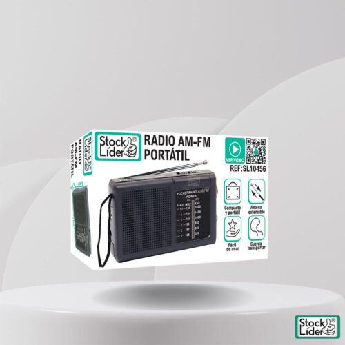 ·Pack x2 Radios a Pilas Portátiles AM-FM Compactos con Antena Extensible y Cuerda de Transporte Ideal para Uso Diario·
