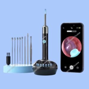 Endoscopio WiFi 4,2mm 1080P cámara recolectora de oídos con Base de cuchara para iOS/Android otoscopio de limpieza de oídos con herramienta de eliminación de cera de oídos
