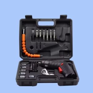 Juego de Destornilladores Eléctricos Multifunción 47PCS con Batería de Litio 1500mAh Herramientas Eléctricas para Profesionales y Domésticos 3.6V 23m/s 3.5Nm