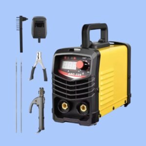 Máquina Compacta de Soldadura Inversor DC 3500W MMA 250A ARC-225-A con Herramientas Incluidas Potencia 3500W Corriente 250A Diseño Portátil y Compacto para Profesionales