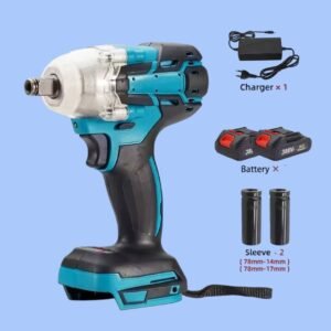 Llave de impacto eléctrica 520NM sin escobillas controlador de alto par herramienta eléctrica inalámbrica