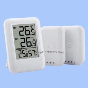 Estación Meteorológica con Dos Sensores Outdoor para Medición Precisa de Temperatura y Humedad -40°C a 60°C Ideal para Monitoreo Exterior