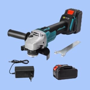 Amoladora angular eléctrica sin escobillas de 125MM, pulidora inalámbrica de 4 velocidades