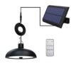 Luz Solar con 2 Lámparas Impermeables 156 LED Sensor de Movimiento Control Remoto Panel Solar 3.7W 4 Modos de Iluminación Ideal para Exteriores