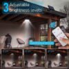 Luz Solar con 2 Lámparas Impermeables 156 LED Sensor de Movimiento Control Remoto Panel Solar 3.7W 4 Modos de Iluminación Ideal para Exteriores