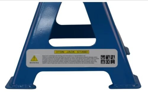 Juego de 2 Caballetes/Borriquetas 3 Toneladas Capacidad 3000 kg Altura Ajustable 300-410 mm Diseño Compacto y Plegable Estructura Reforzada 6 kg