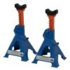 Juego de 2 Caballetes/Borriquetas 3 Toneladas Capacidad 3000 kg Altura Ajustable 300-410 mm Diseño Compacto y Plegable Estructura Reforzada 6 kg